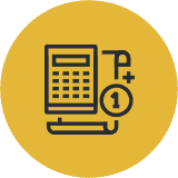 Calculator and clock icon for budget-friendly options - Driggs Immigration Law